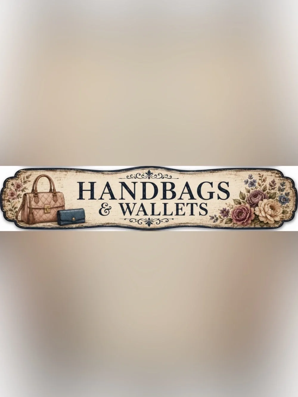Handbags & Wallets Divider